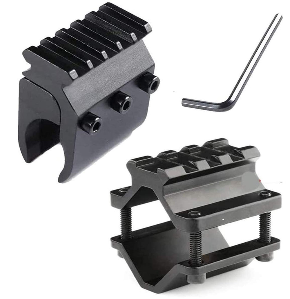 Gotical three-slot barrel mount enabling versatile accessory setup for flashlight, laser, or sight.