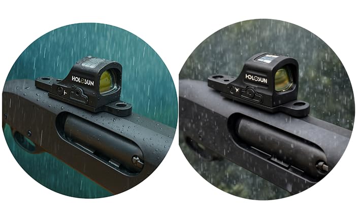 Gotical top-receiver mount alignment supports solid, torque-resistant installation