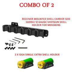 Gotical two extra 12ga shell holders keep ammunition within reach during shoots.