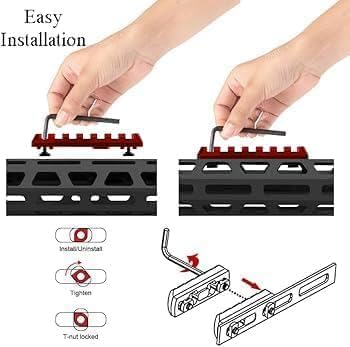 Gotical lightweight rail set for quick field upgrades.