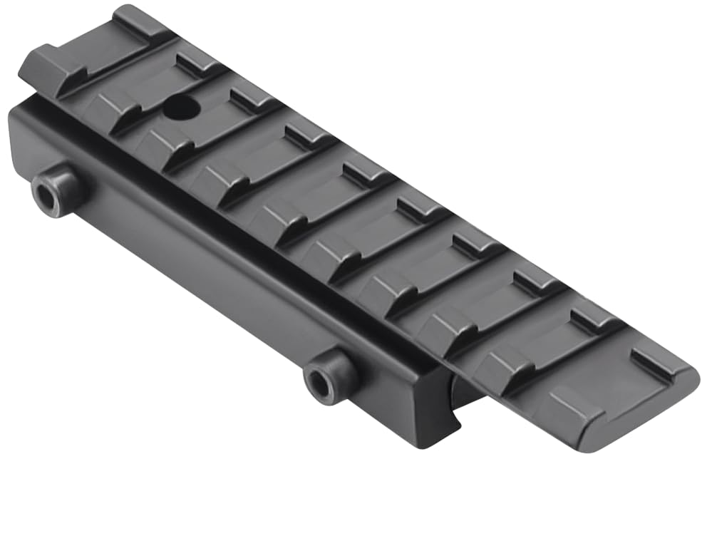Gotical rail with vertical stop pin for secure mounting.