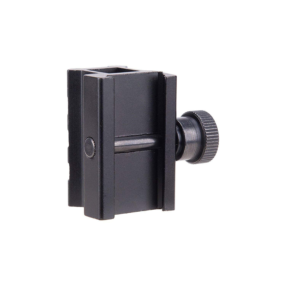 Gotical Weaver-compatible rail mount supports flexible optic configurations with secure fit.