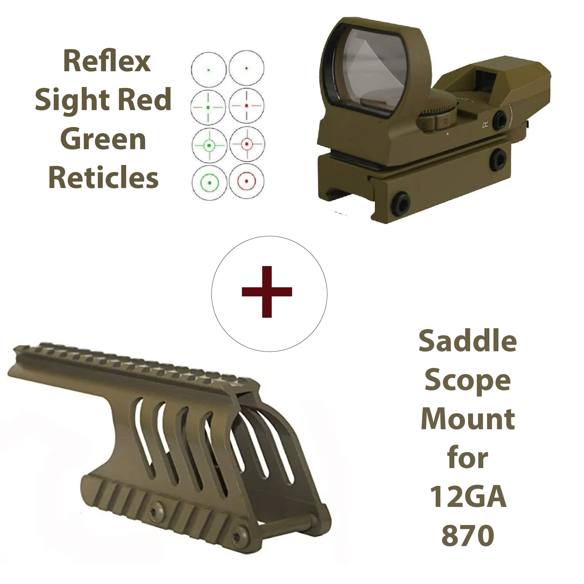 Weaver Picatinny rail top on Gotical mount provides a solid platform for accessories