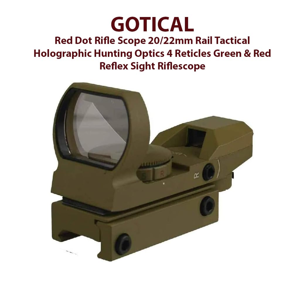 Wind and elevation adjustment helps precise aiming in varied field conditions