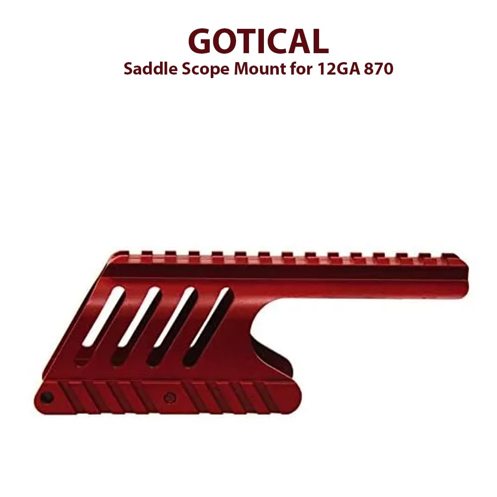 Gotical wind and elevation adjustment for precise alignment across shooting angles.