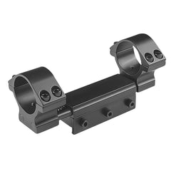 Gotical zero recoil mount on 20mm Picatinny rail preserves scope alignment.