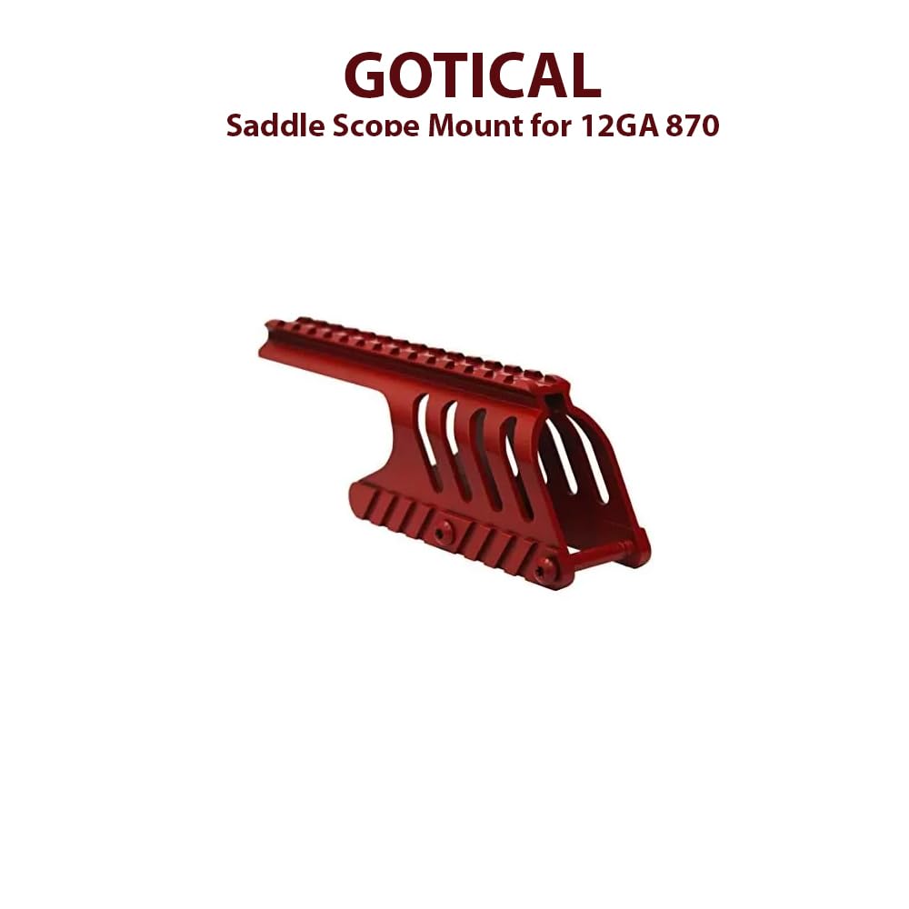 Gotical zeroing remains stable with quick detach for repeatable accuracy.