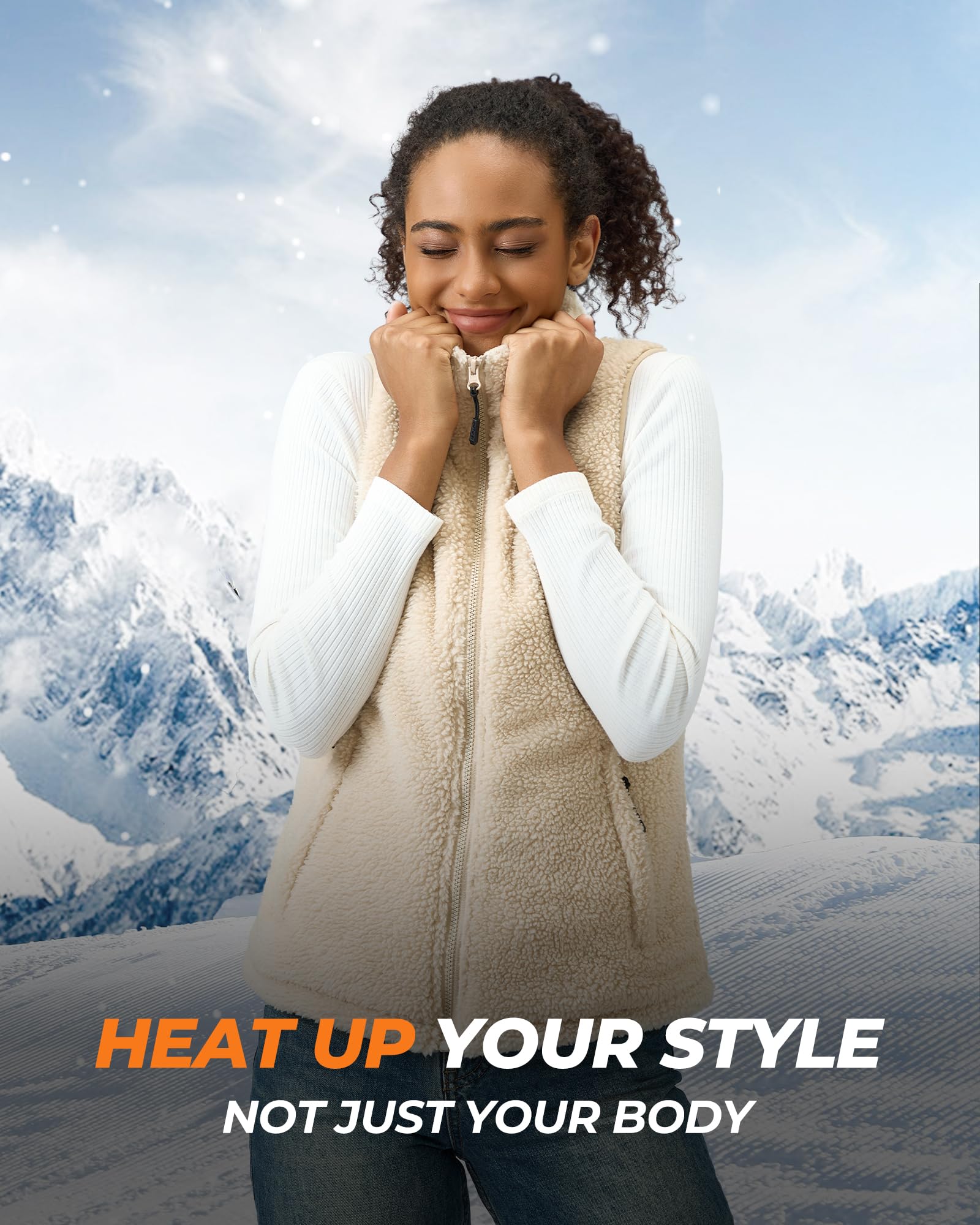 GOTOBI fuzzy sherpa texture closeup highlighting soft comfort and warmth.