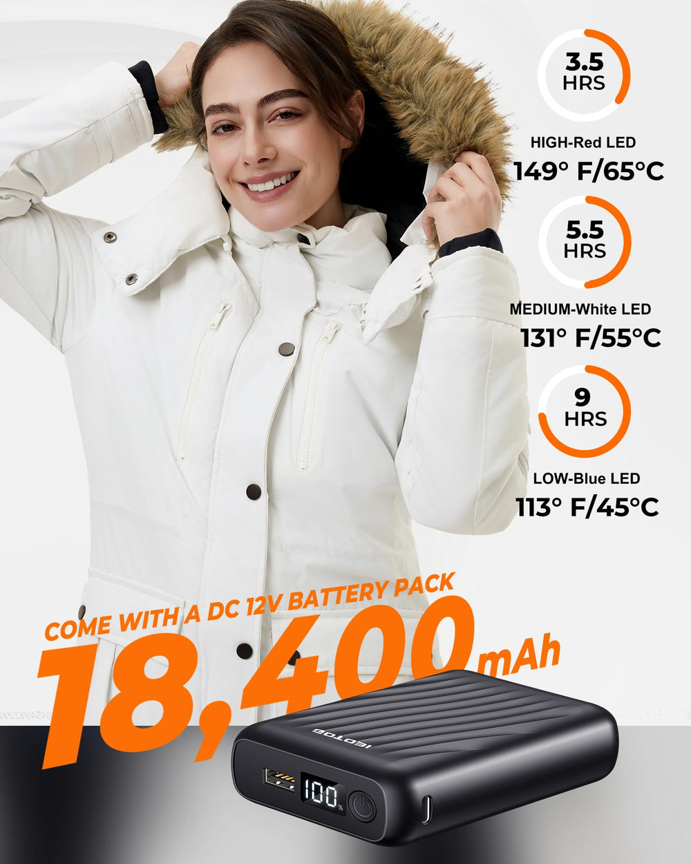 GOTOBI jacket interior pocket shows battery area for organized, secure power.