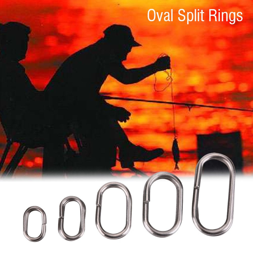 GOTOTOP 5x8mm split ring ideal for small lures and lightweight setups.