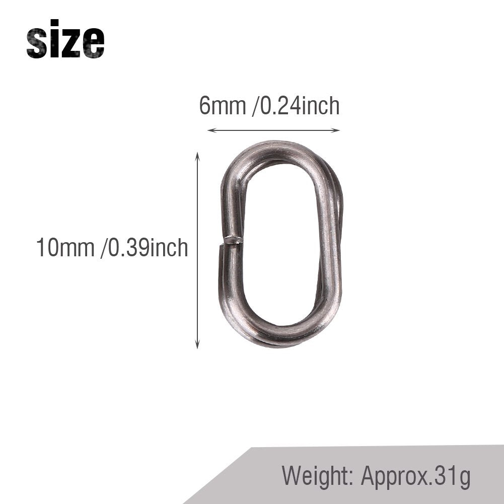 GOTOTOP 6x10mm split ring versatile mid-size connection option.
