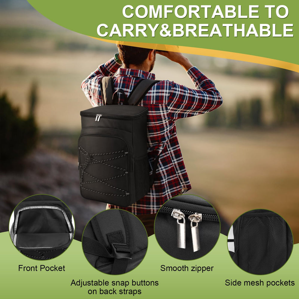 GOTOTOP cooling backpack bottle opener included for convenient outdoor gatherings.