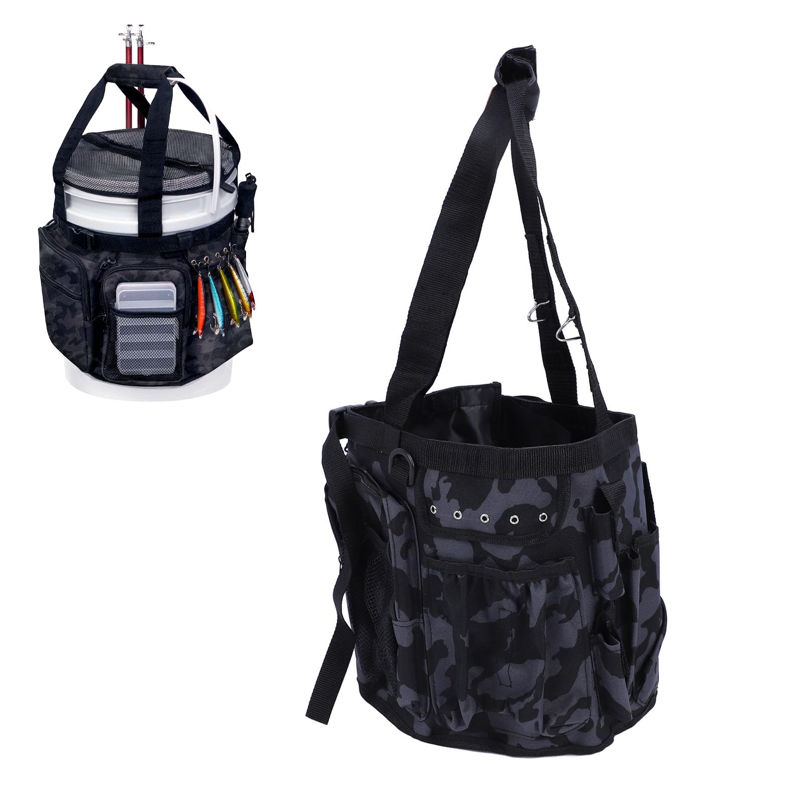 GOTOTOP bucket fits 5–6 gallon sizes for versatile use.