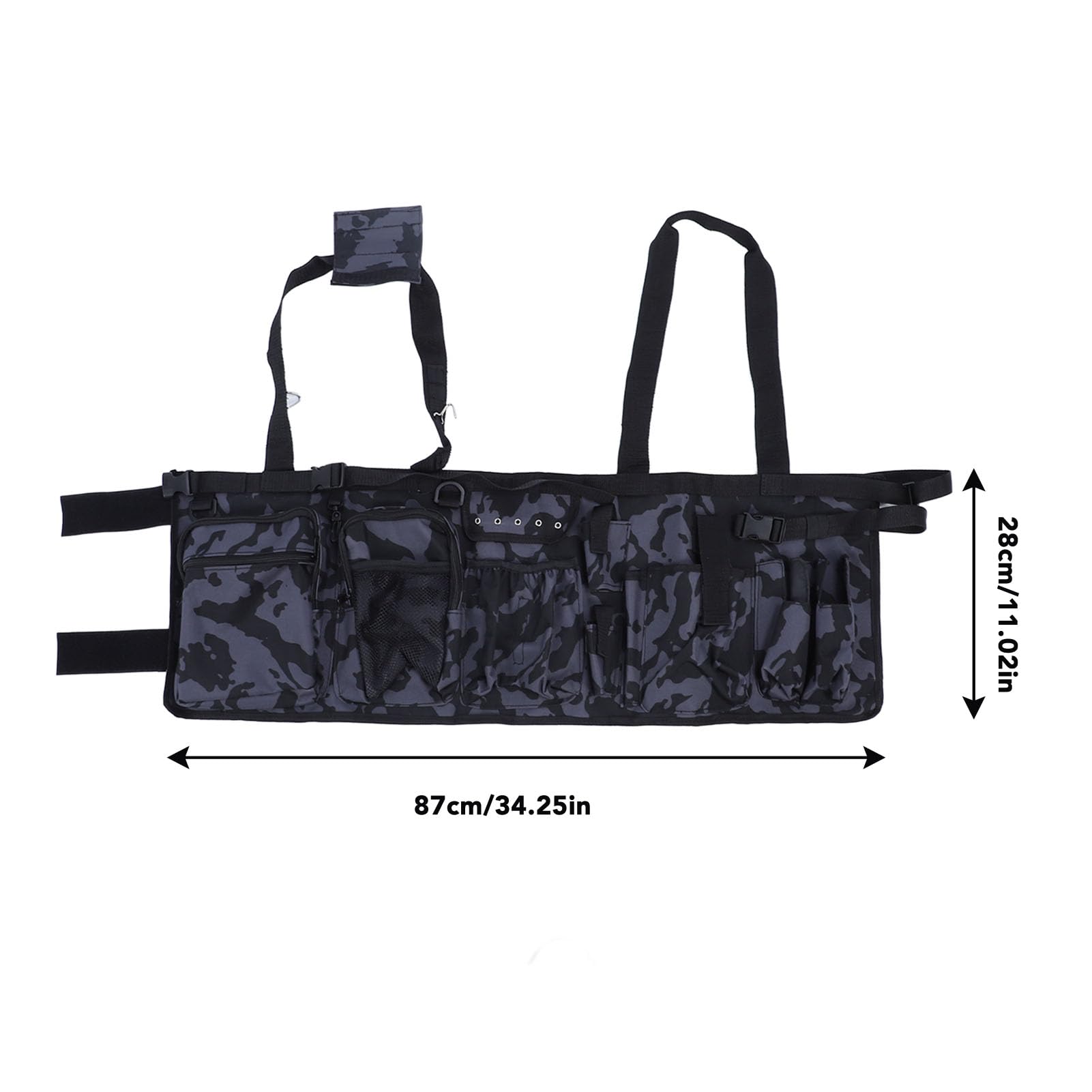 GOTOTOP secure straps prevent sliding when the bucket is loaded.