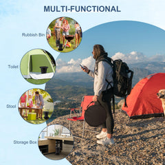 GOTOTOP portable toilet with carry bag for transport