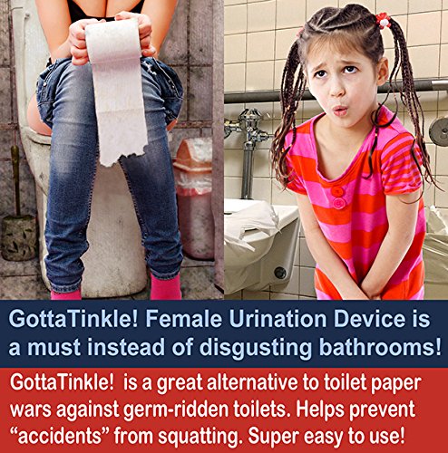 Gotta Tinkle! pink packaging indicates travel-friendly discreet storage