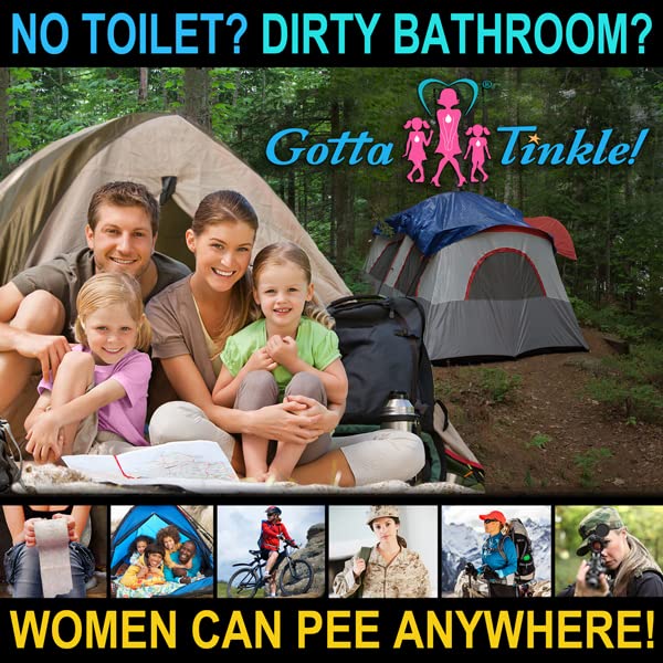 Gotta Tinkle travel-friendly FUD teal for quick relief during jams or lines.