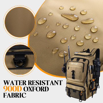 Goture 40L backpack right side features water bottle pouch for quick hydration.