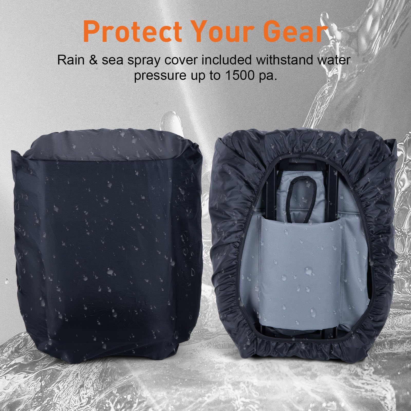 Goture 66L backpack carry mode shows versatile transport options