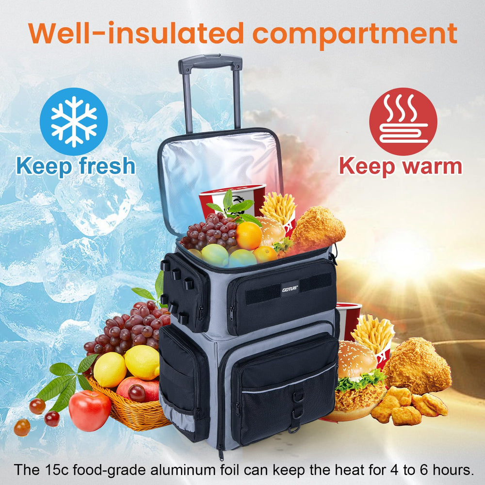 Goture 66L organization system fits up to five 3700 trays for tidy gear