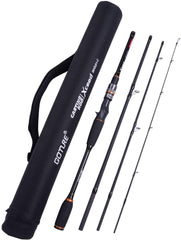 Goture baitcasting rod 8ft 4pc assembled offers lightweight power for long casting sessions.