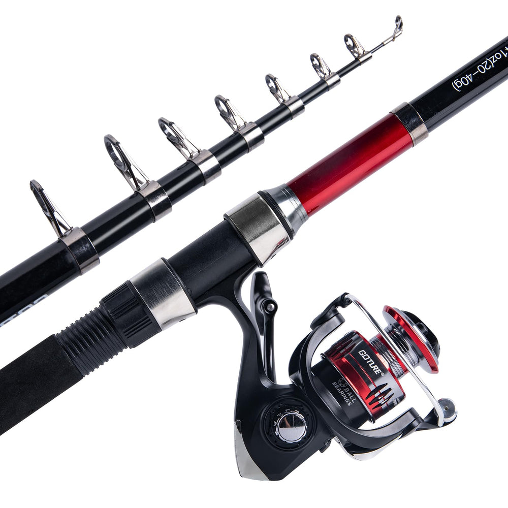 Goture ergonomic high-density EVA handle for comfortable non-slip grip.