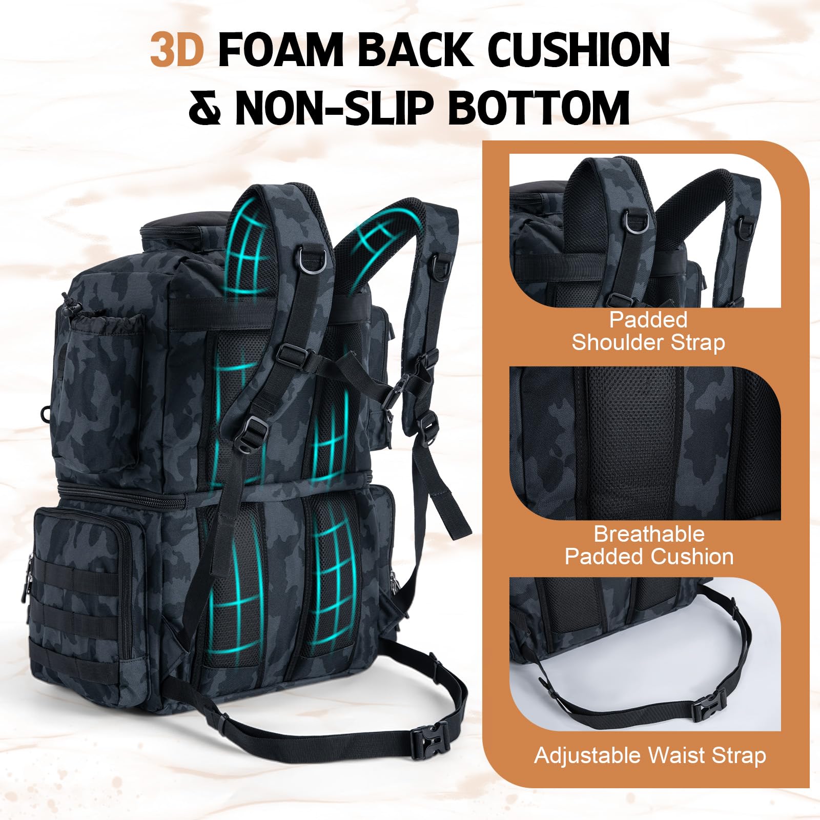 Goture insulated lower compartment keeps items cool for hours
