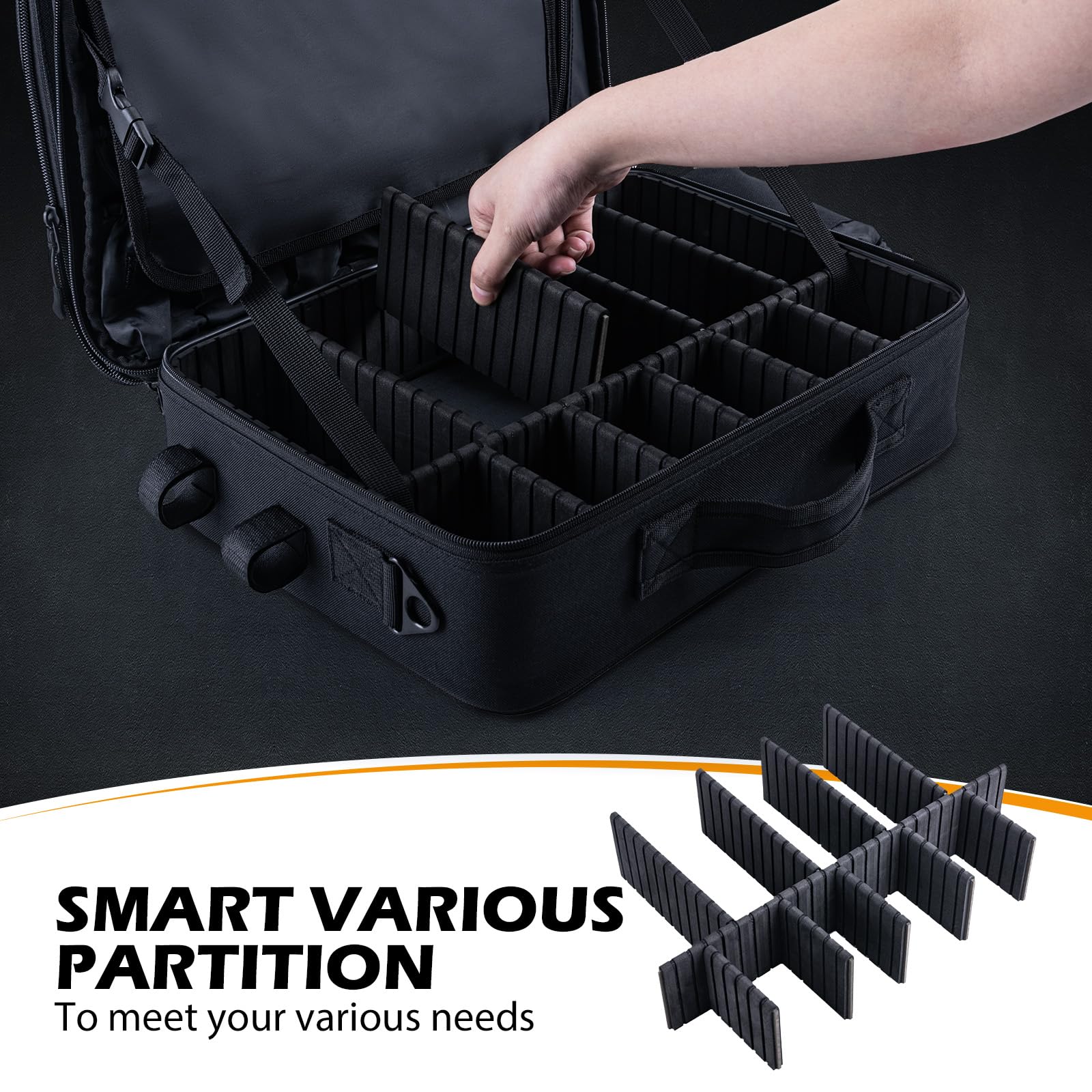 Goture bag features 600D PVC fabric to keep gear dry in damp conditions.