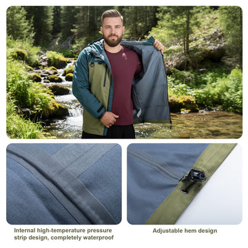 Goture fishing wading jacket hand warmer pockets provide warmth and storage