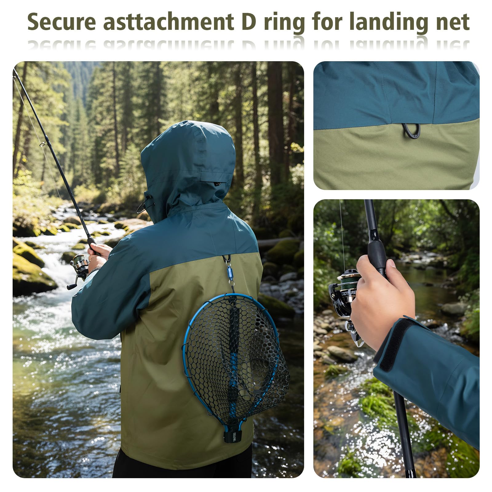 Goture fishing wading jacket phone dry bag protects devices in wet conditions