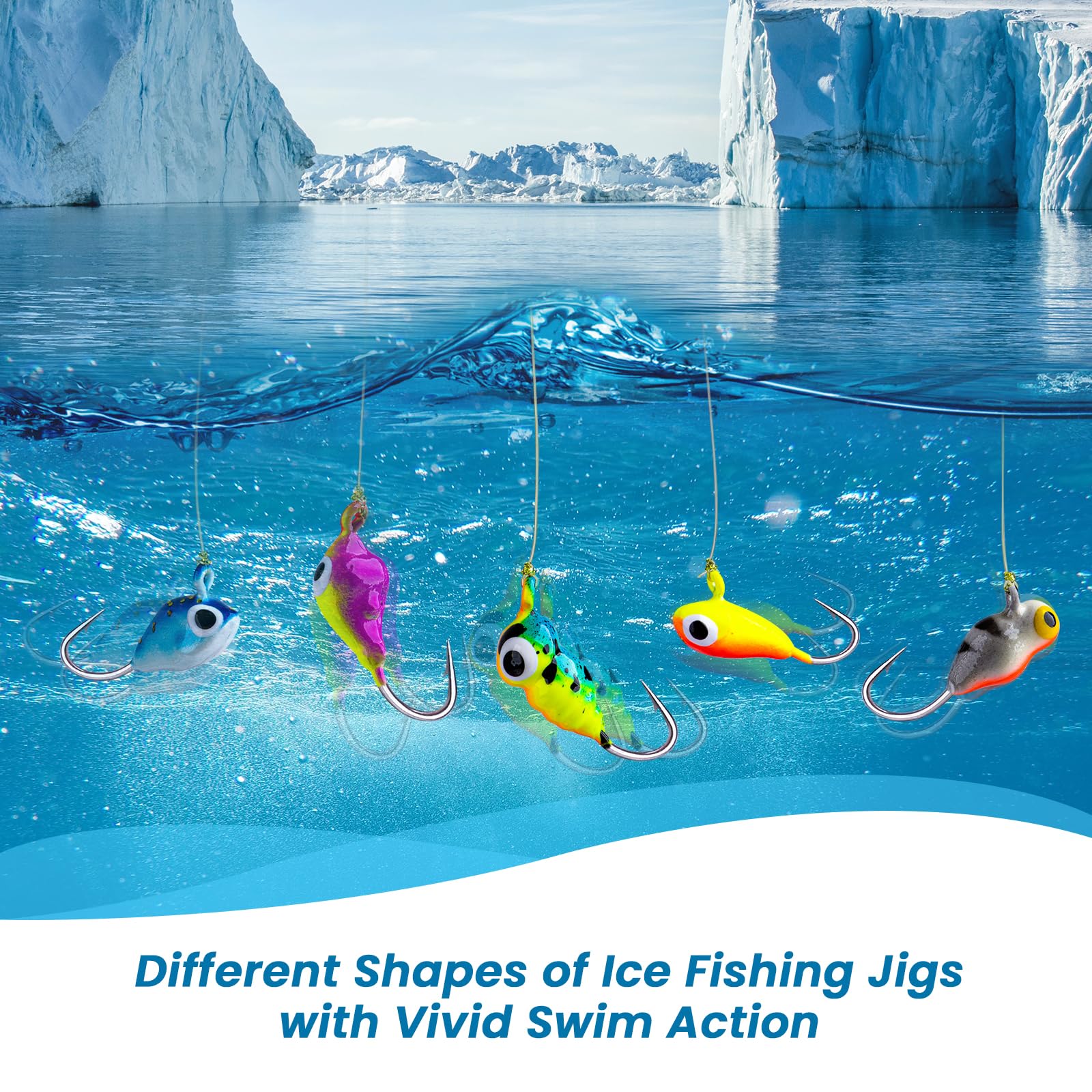 Target species include panfish, bluegill, crappie, perch, walleye and pike