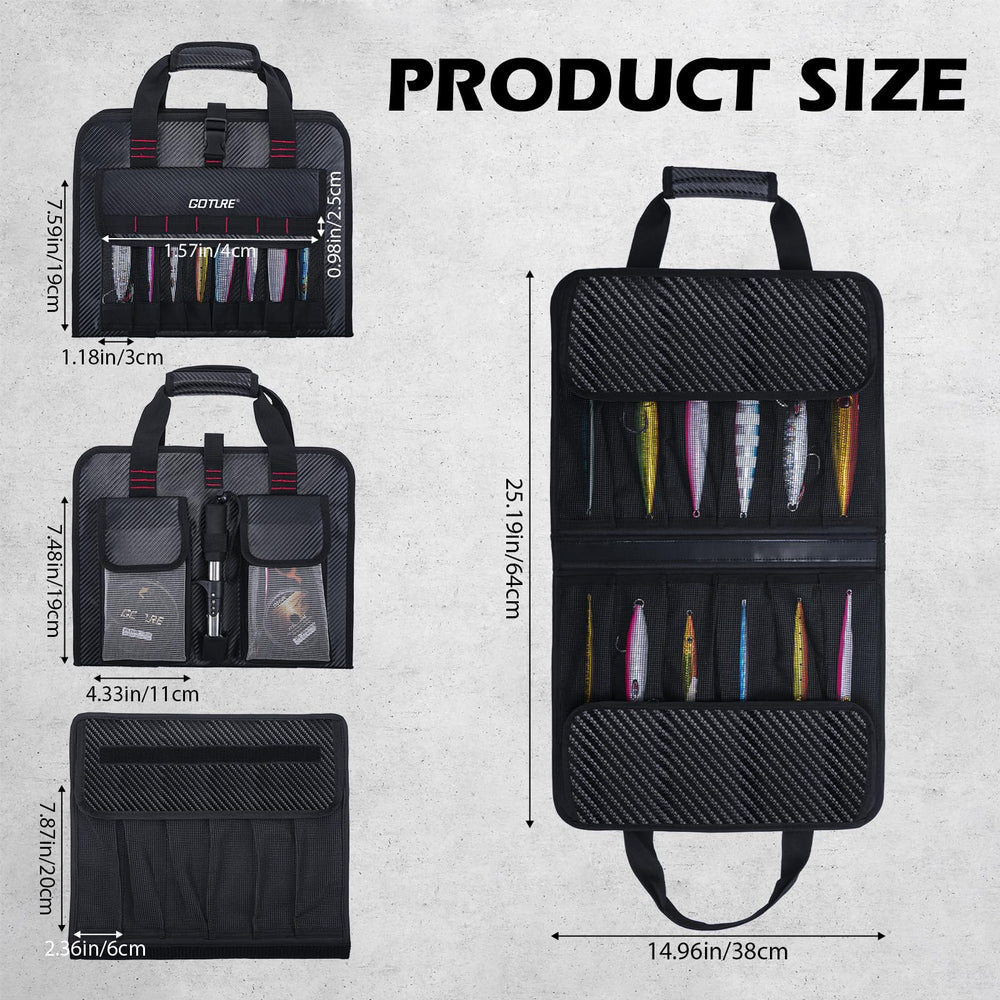 Water-resistant design of Goture jig bag
