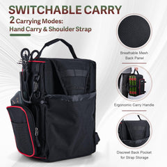 Goture OpenSide bag front pockets organize lures and small items quickly