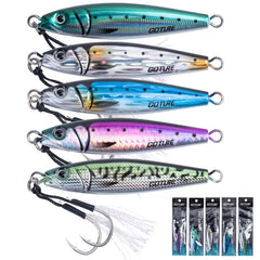Goture saltwater jig 150g vertical lure for deep casts and visibility.