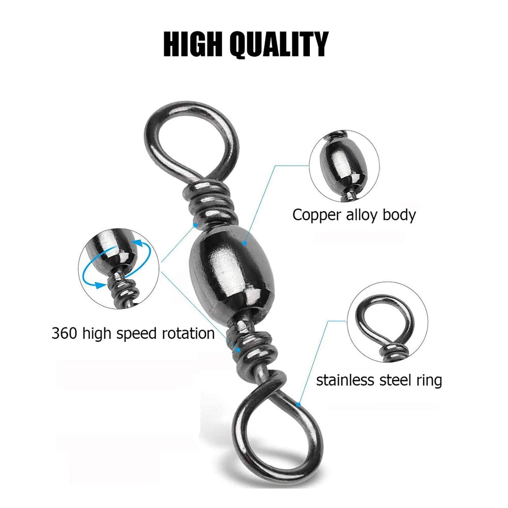 Seamless ends on swivel preventing line damage