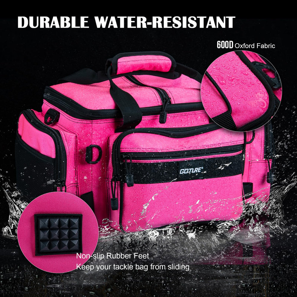 Goture pliers holder and water bottle pouch add on-the-go convenience
