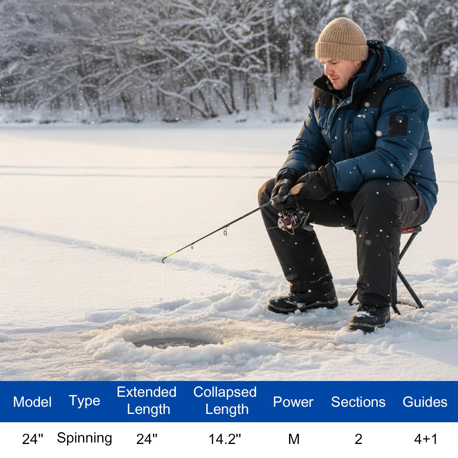 Goture transparent fishing line supports smooth casts and reliable line control.