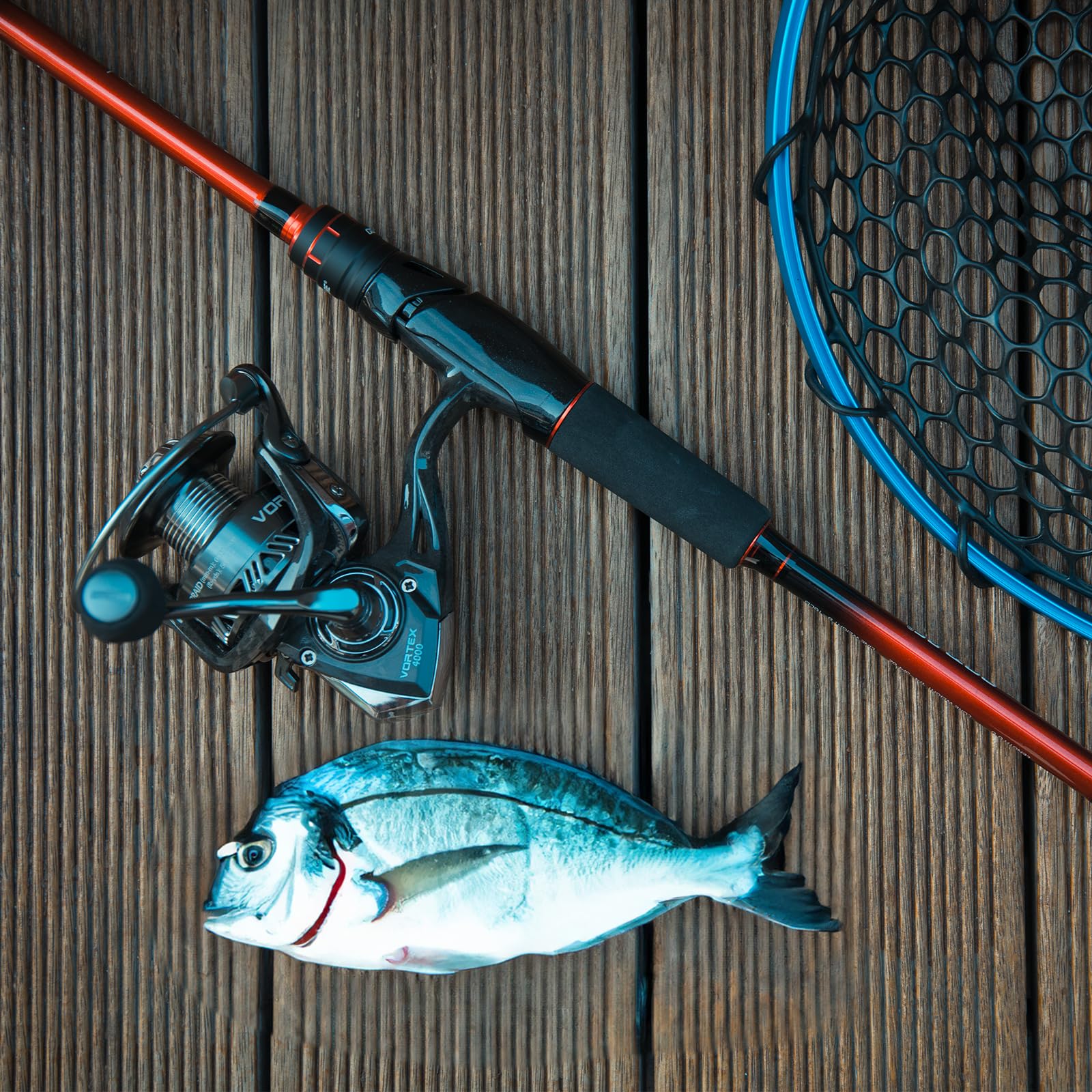 Used for saltwater and freshwater fishing: trout, bass, walleye