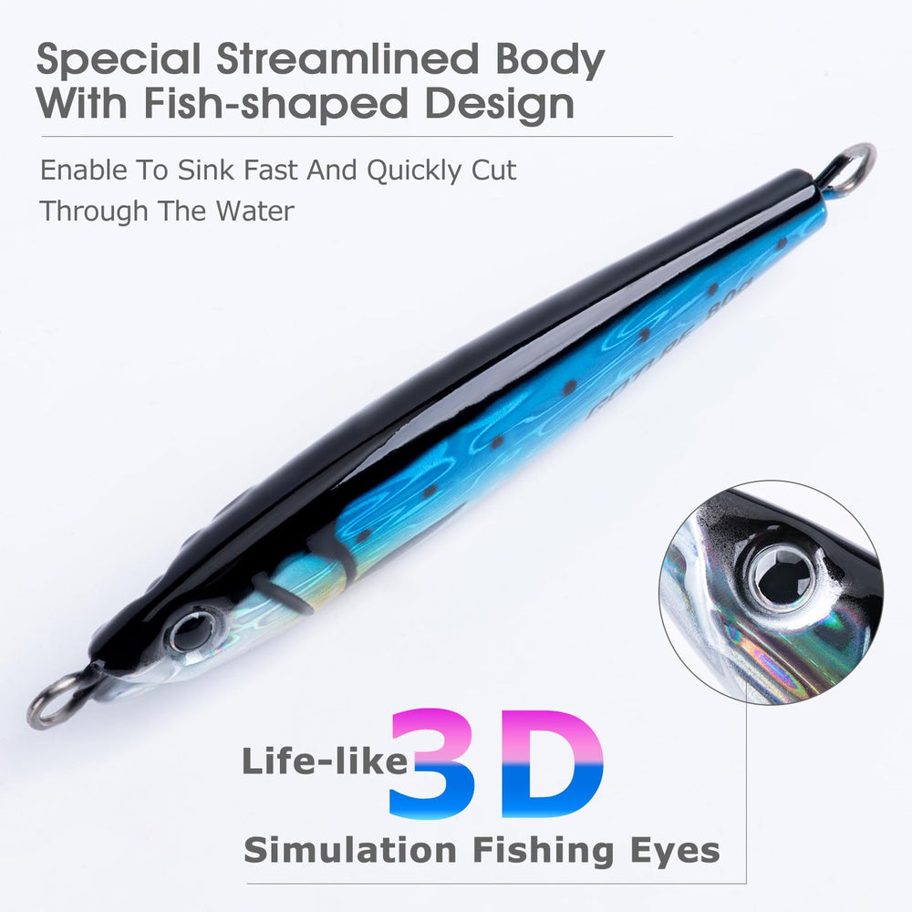 Goture wind-defying casting design aids accurate long-range casts.