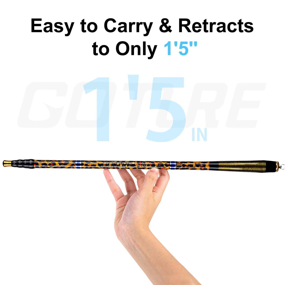 Color options for the Goture pole including black, white, and red