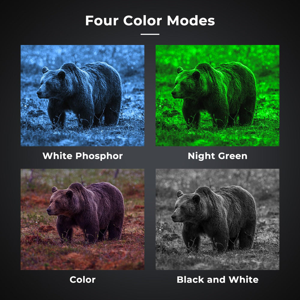 GOYOJO GNG2K four color modes for hunting, camping, and surveillance.