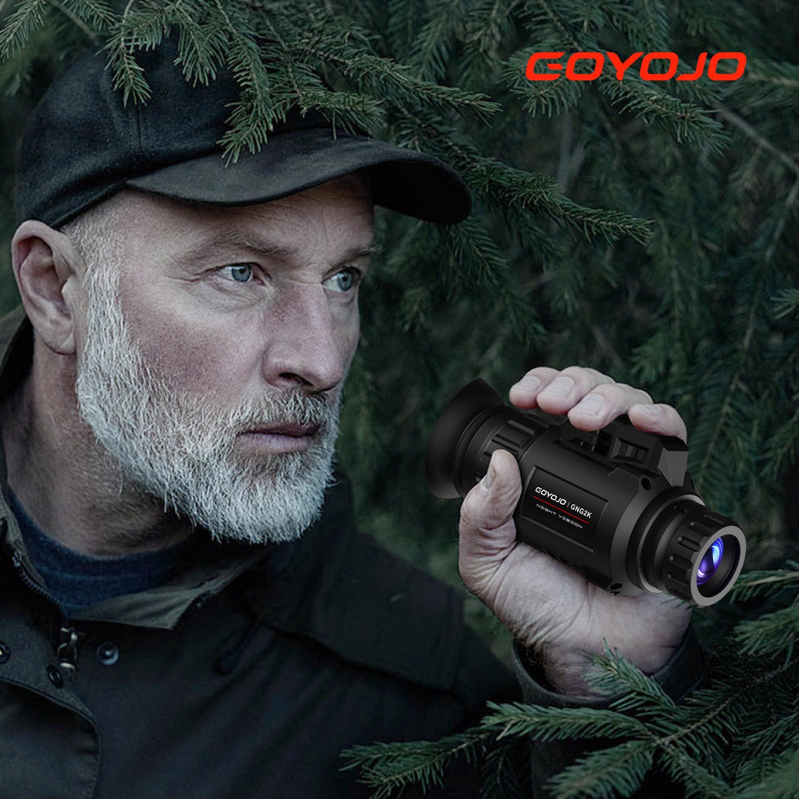 GOYOJO GNG2K 45° field of view aids scanning woodlines and perimeters.