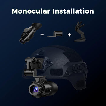 GOYOJO GNG2K helmet mount enables hands-free use during night operations.