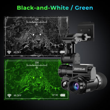 GOYOJO Night Vision Goggles 1x optical zoom for sharp close inspection