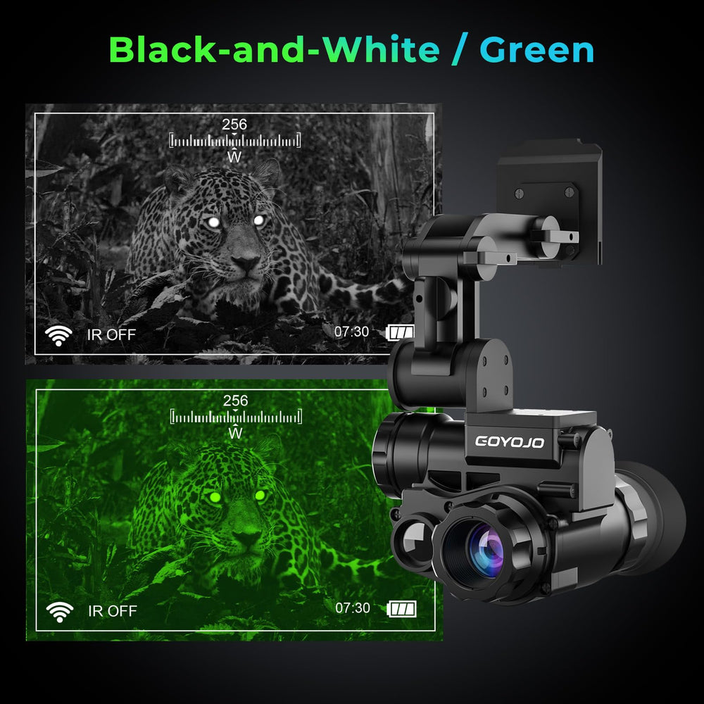 GOYOJO Night Vision Goggles 1x optical zoom for sharp close inspection