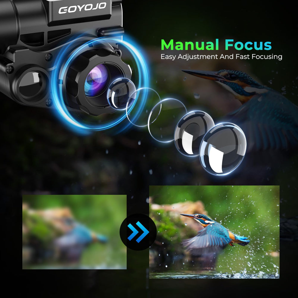 GOYOJO Night Vision Goggles use cases including hunting and camping