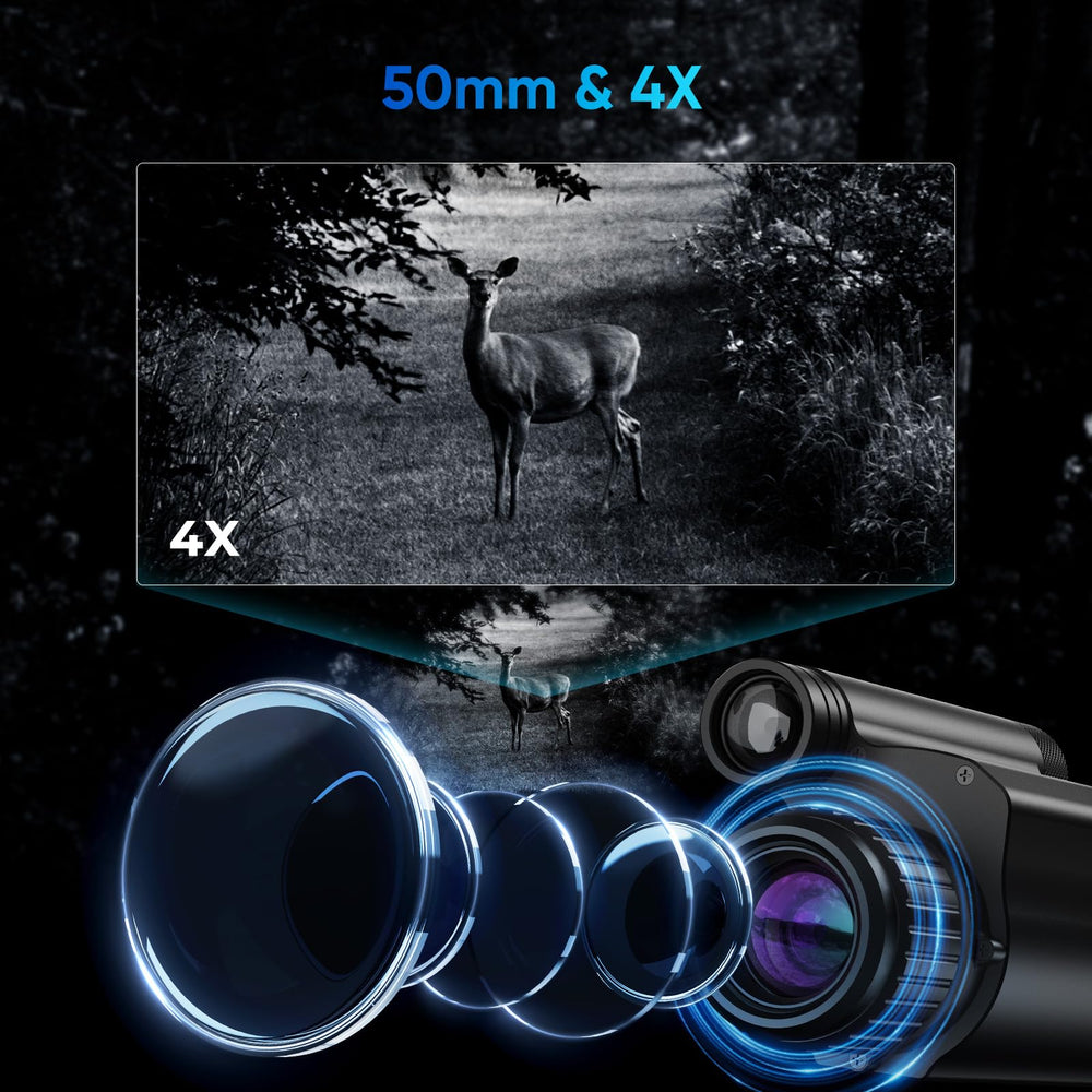 GOYOJO Night Vision Scope 850nm IR image for reliable performance in low light.