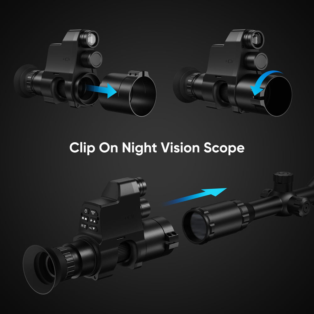 Goyojo Night Vision Scope with 850nm IR illuminator for reliable low-light performance