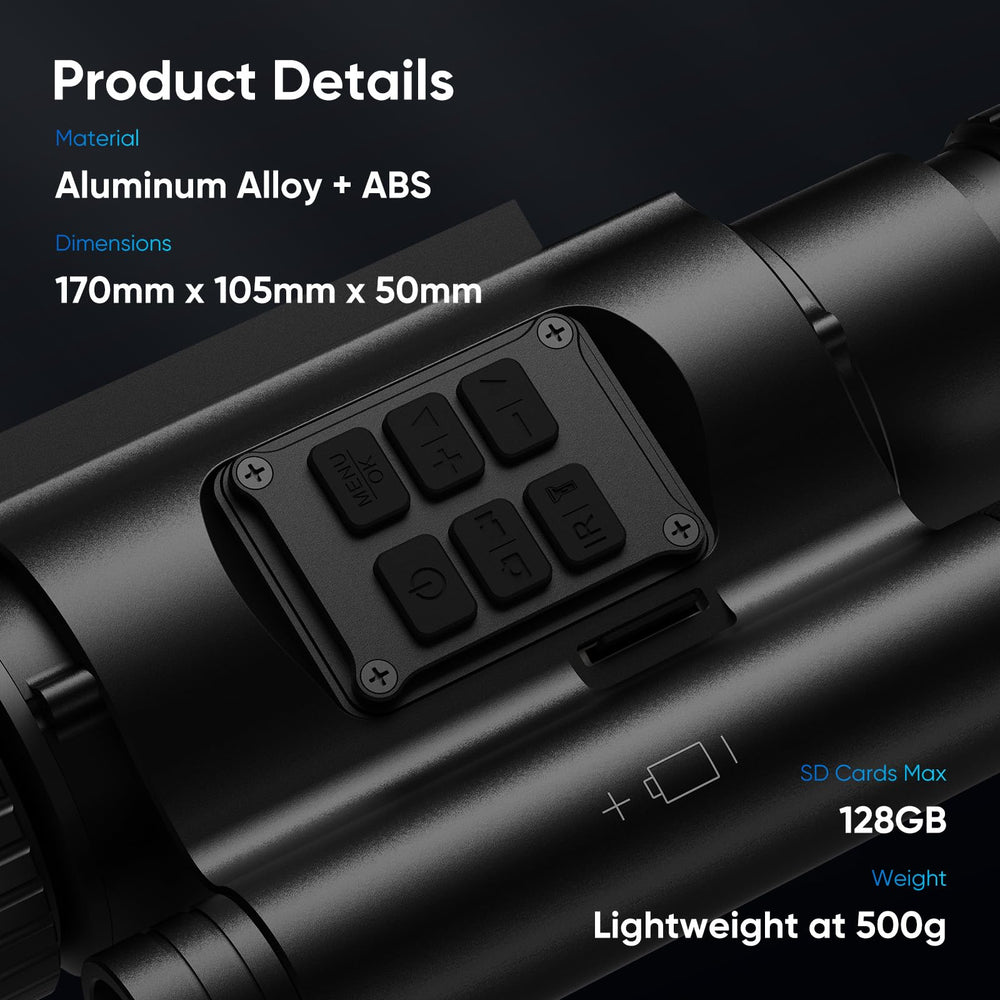 GOYOJO Night Vision Scope night use is suited for camping and hunting scenarios.