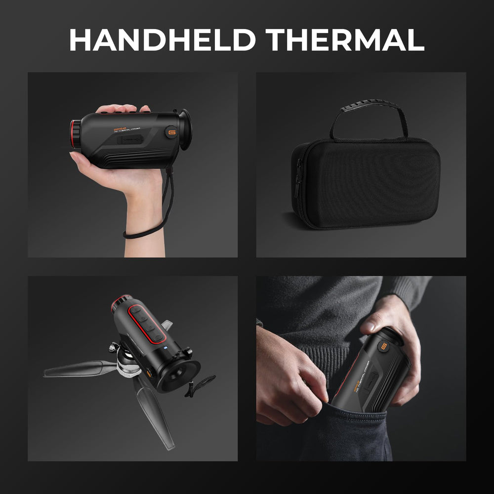 GOYOJO thermal monocular real-time-sharing screenshot shows instant documentation.